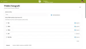 Třídění fotografií